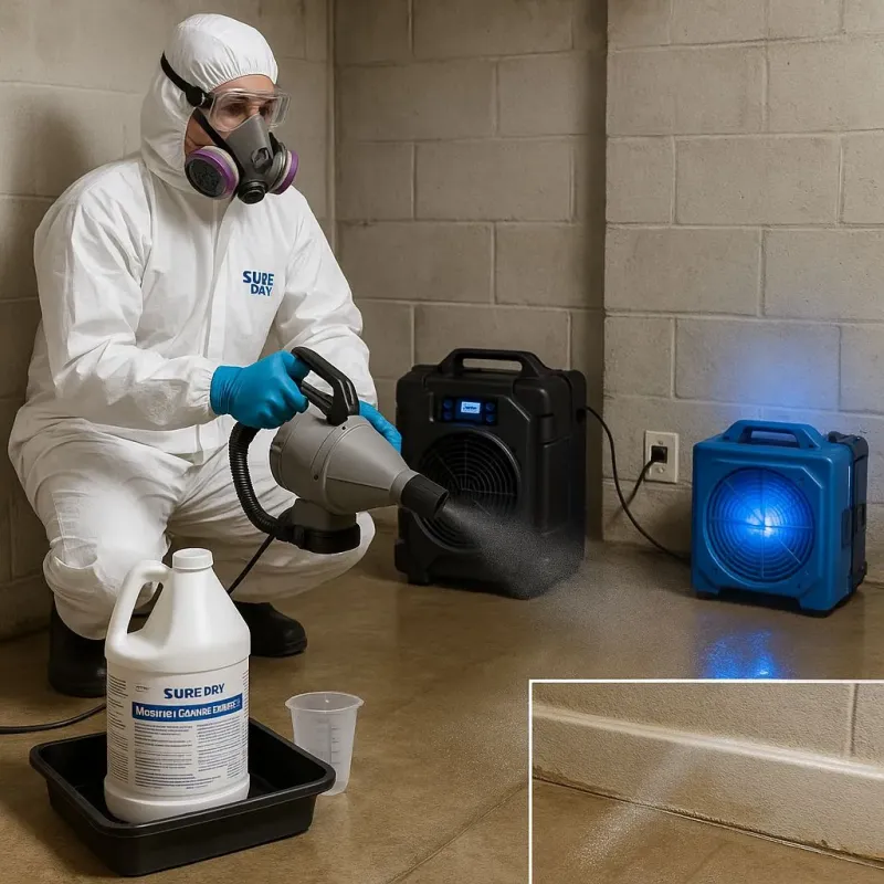 Sanitization and Odor Removal process in Wayland, NY
