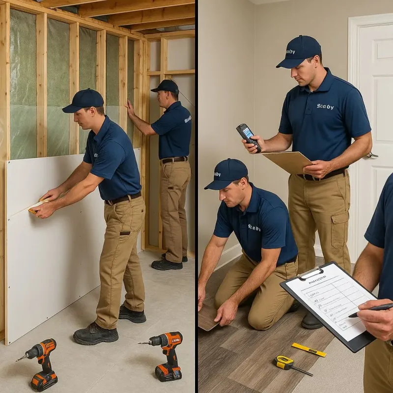 Repairs and Reconstruction process in Wayland, NY